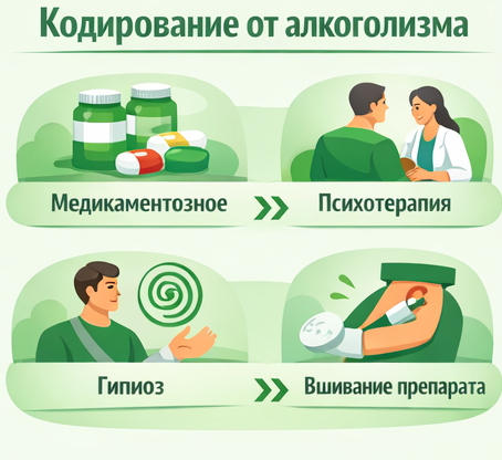 кодирование от алкоголизма в Почепе Санати